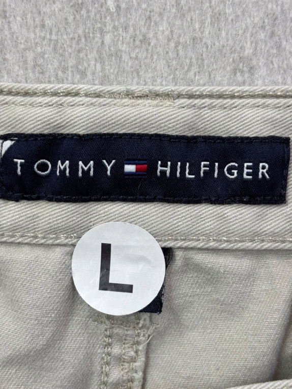 TOMMY HILFIGER CARGO ΒΕΡΜΟΥΔΑ UTILITY STONE GREY ΑΝΤΡΙΚΟ PRE OWNED L