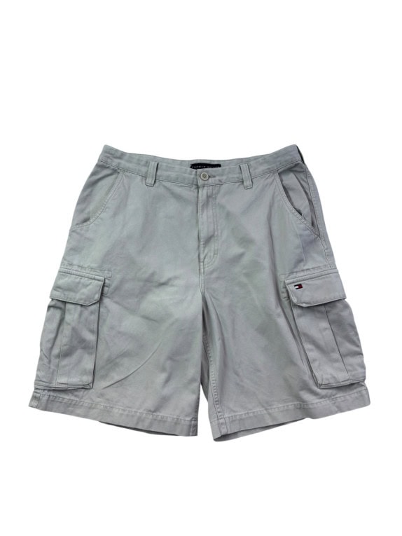 TOMMY HILFIGER CARGO ΒΕΡΜΟΥΔΑ UTILITY STONE GREY ΑΝΤΡΙΚΟ PRE OWNED L