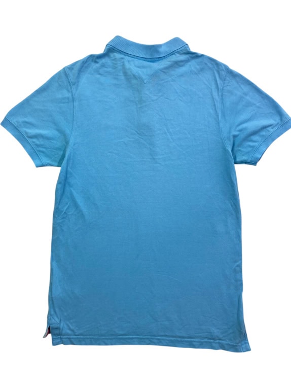 TOMMY HILFIGER DENIM ΜΠΛΟΥΖΑ POLO ΜΕ ΛΟΓΟΤΥΠΟ ΣΙΕΛ ΑΝΔΡΙΚΟ XL
