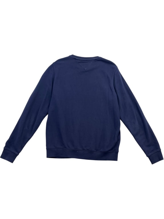 Tommy Hilfiger Denim Sweatshirt Blue Logo Crewneck Unisex L