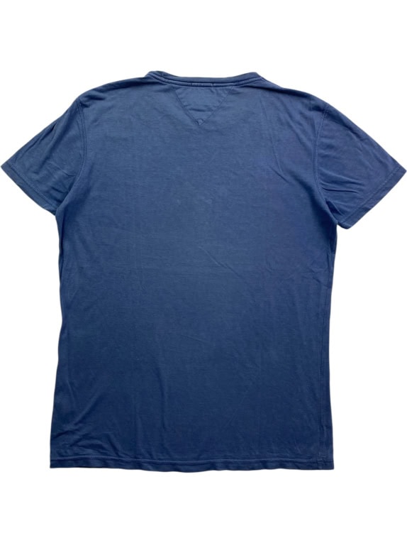 TOMMY HILFIGER DENIM T-Shirt con stampa logo in stile college blu da uomo L
