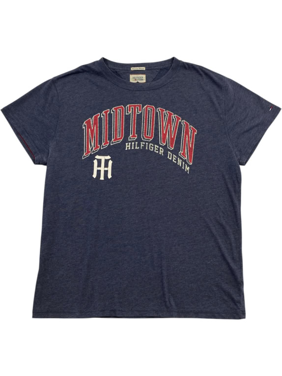 Tommy Hilfiger Denim T-Shirt Vintage Logo “Midtown” Μπλε Ανδρικό L