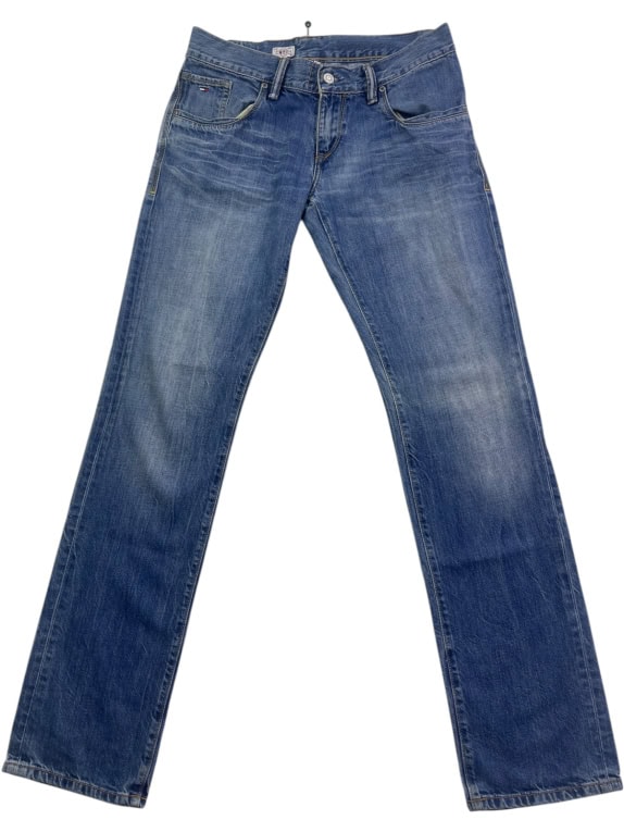 TOMMY HILFIGER DENIM ΤΖΙΝ ΠΑΝΤΕΛΟΝΙ WASHED ΜΠΛΕ ΑΝΤΡΙΚΟ PRE OWNED M