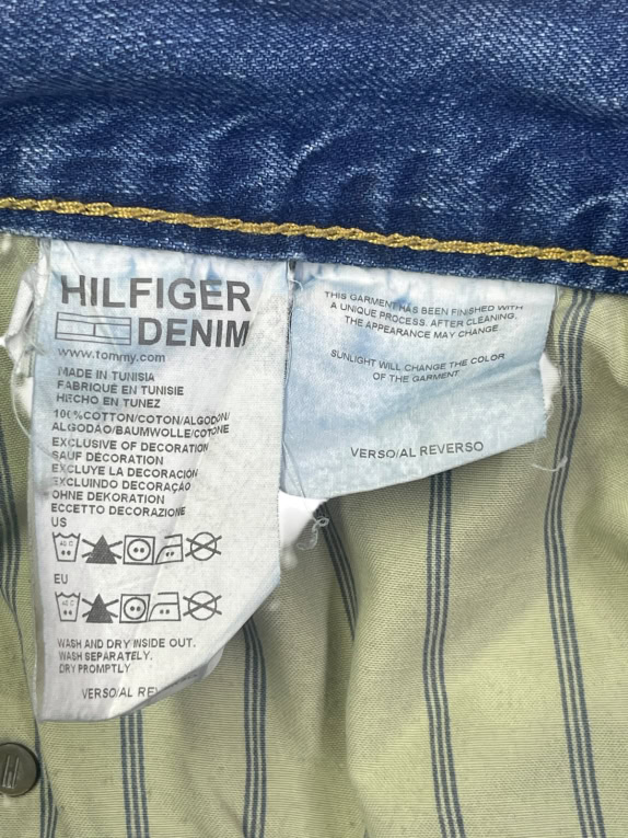 TOMMY HILFIGER DENIM ΤΖΙΝ ΠΑΝΤΕΛΟΝΙ WASHED ΜΠΛΕ ΑΝΤΡΙΚΟ PRE OWNED M