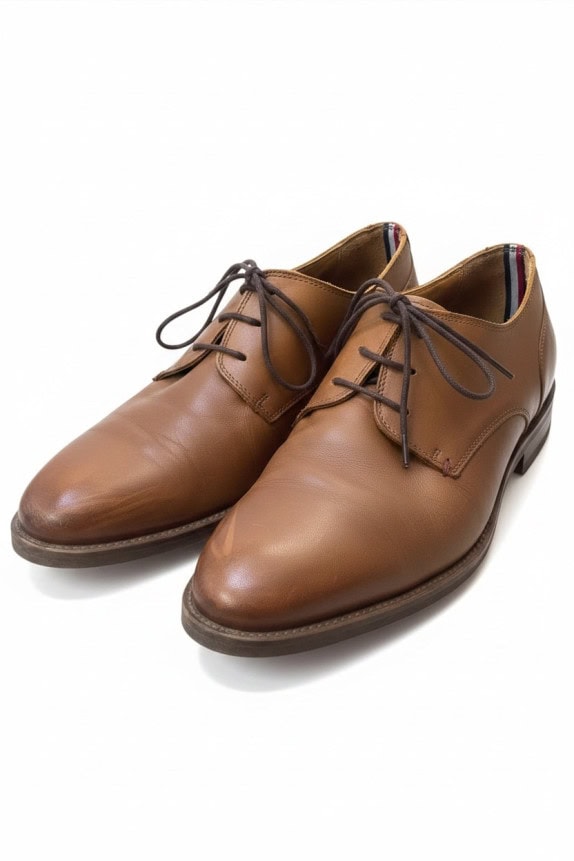 TOMMY HILFIGER ΔΕΡΜΑΤΙΝΑ DERBY CLASSIC ΚΑΦΕ ΑΝΤΡΙΚΟ PRE OWNED