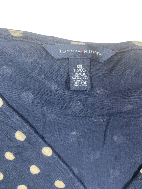 Tommy Hilfiger Φόρεμα Classic Polka Dot Navy Γυναικείο XXL