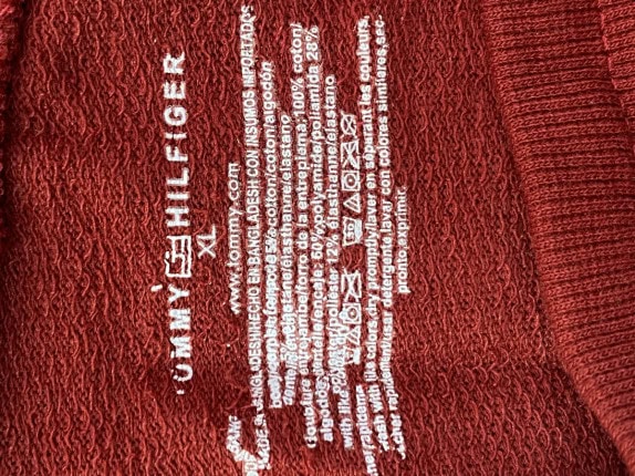 TOMMY HILFIGER ΦΟΡΜΑ ΑΝΕΤΗ ΚΟΚΚΙΝΗ ΑΝΤΡΙΚΟ PRE OWNED XL