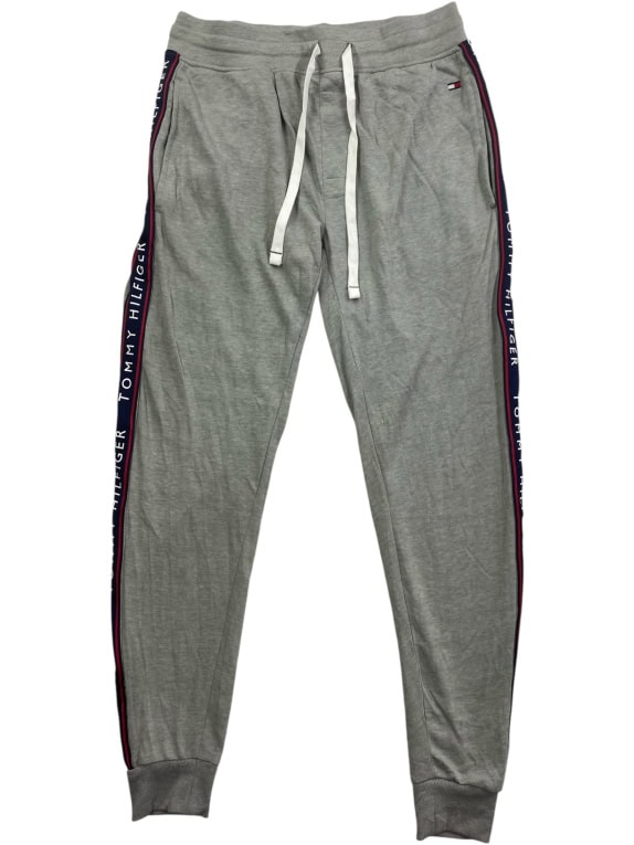 Tommy Hilfiger Φόρμα Παντελόνι Casual Logo Tape Γκρι Ανδρικό S