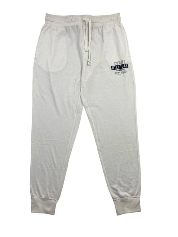 TOMMY HILFIGER Φόρμα Παντελόνι Casual Με Λογότυπο Λευκό Unisex L