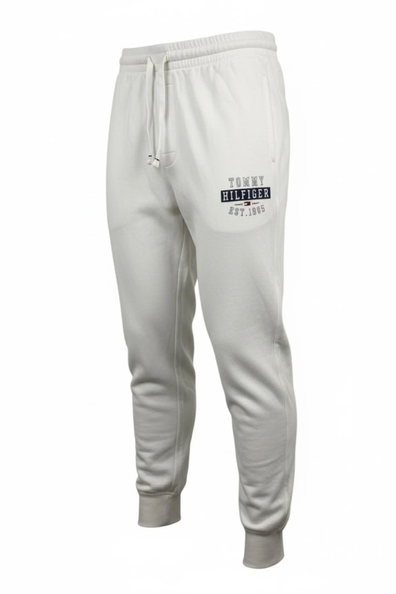 TOMMY HILFIGER Φόρμα Παντελόνι Casual Με Λογότυπο Λευκό Unisex L