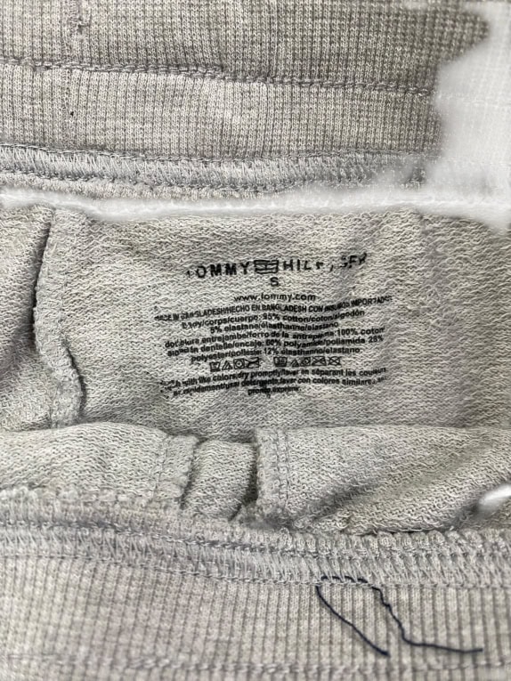 Tommy Hilfiger Φόρμα Παντελόνι Casual Side Logo Tape Γκρι Ανδρικό S