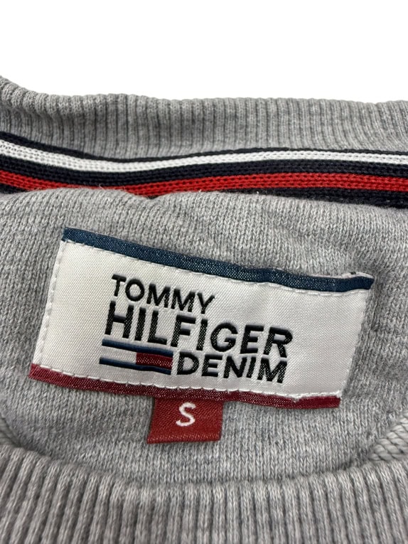 TOMMY HILFIGER ΦΟΥΤΕΡ ΜΕ ΛΟΓΟΤΥΠΟ ΓΚΡΙ UNISEX S