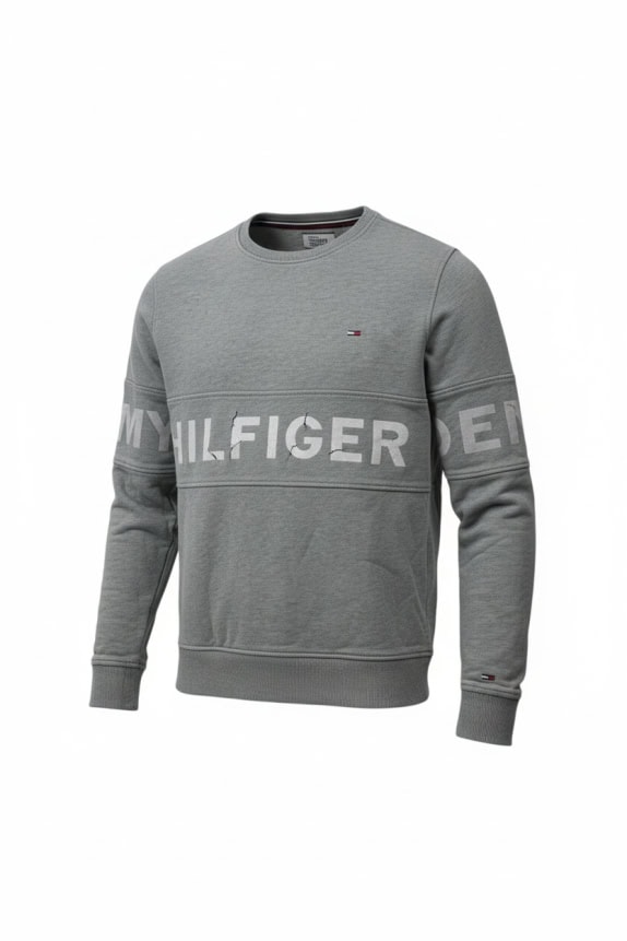 TOMMY HILFIGER ΦΟΥΤΕΡ ΜΕ ΛΟΓΟΤΥΠΟ ΓΚΡΙ UNISEX S