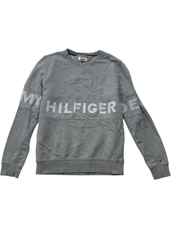 TOMMY HILFIGER ΦΟΥΤΕΡ ΜΕ ΛΟΓΟΤΥΠΟ ΓΚΡΙ UNISEX S