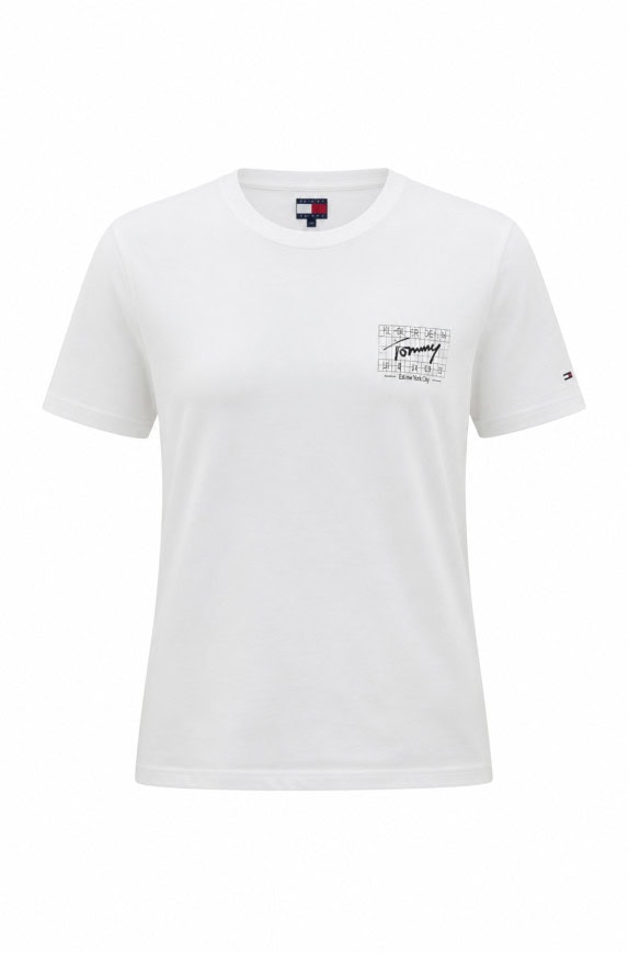 TOMMY HILFIGER GRAPHIC TEE ΛΕΥΚΟ ΑΝΤΡΙΚΟ PRE OWNED XL