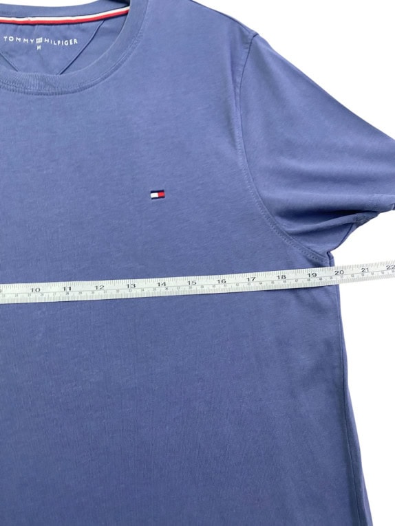 TOMMY HILFIGER GRAPHIC TEE MINIMAL ΜΠΛΕ ΑΝΤΡΙΚΟ PRE OWNED M