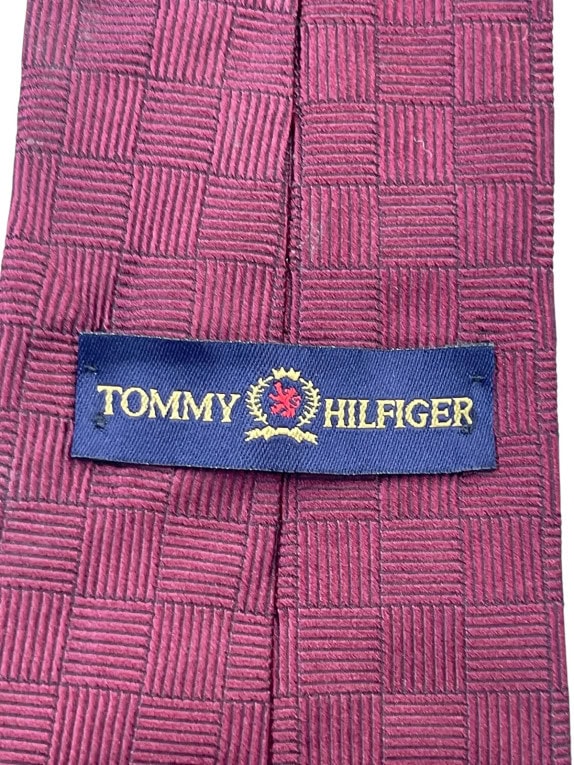 TOMMY HILFIGER ΓΡΑΒΑΤΑ CLASSIC ΜΠΟΡΝΤΟ ΑΝΤΡΙΚΟ PRE OWNED