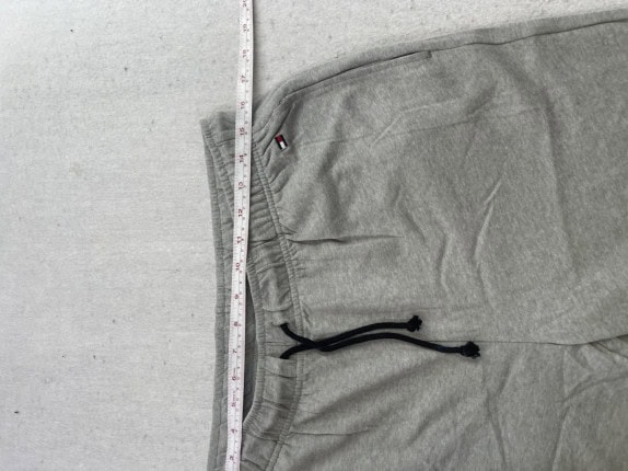 TOMMY HILFIGER JOGGER PANTS MINIMAL GRIGIO UOMO PRE OWNED S