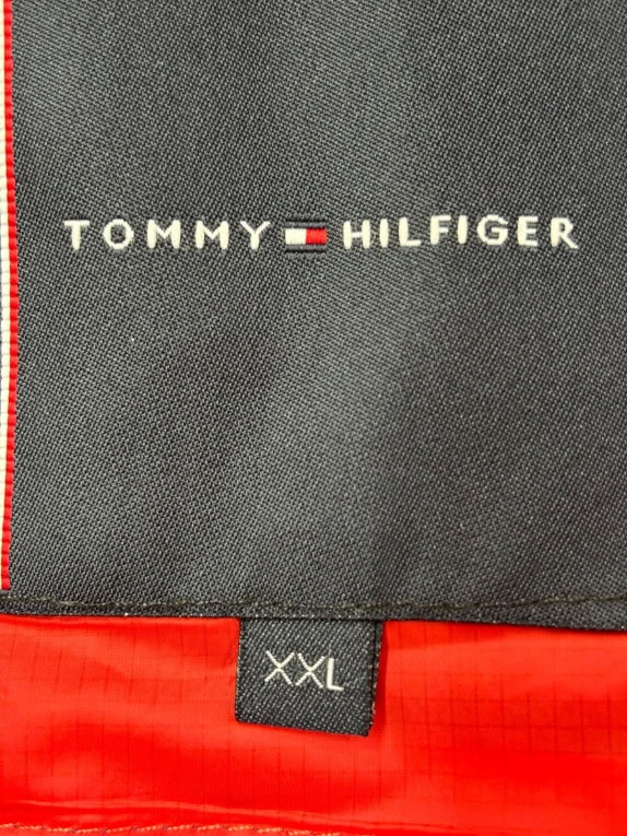 TOMMY HILFIGER ΚΑΠΙΤΟΝΕ ΜΠΟΥΦΑΝ ΜΕ ΚΟΥΚΟΥΛΑ CLASSIC ΚΟΚΚΙΝΟ ΑΝΤΡΙΚΟ PRE OWNED XXL