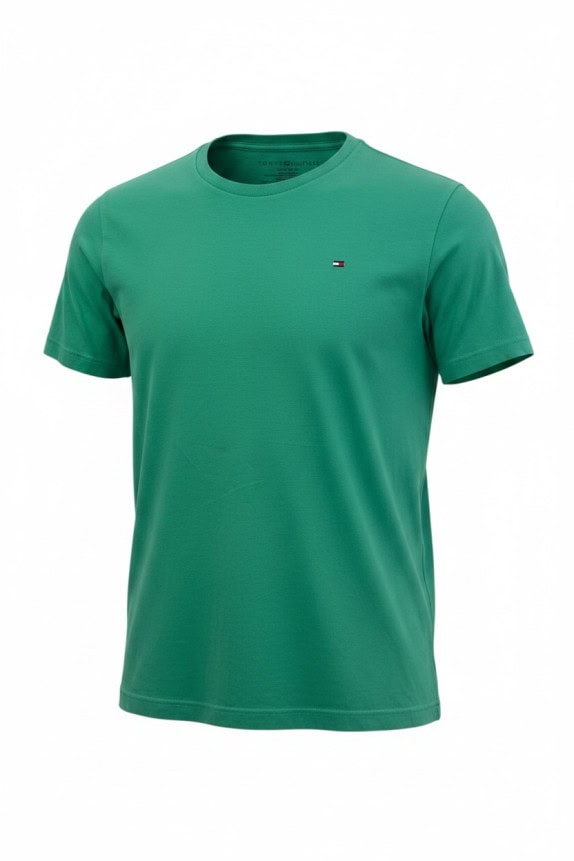 TOMMY HILFIGER T SHIRT MINIMAL VERDE UOMO PRE OWNED L