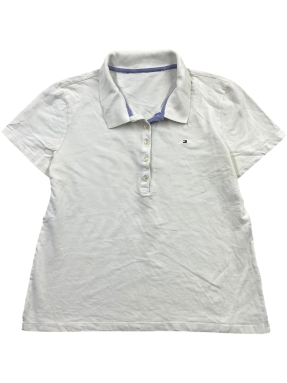 Tommy Hilfiger Λευκό Polo Γυναικείο S