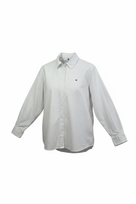 Tommy Hilfiger Λευκό Πουκάμισο Classic Fit Size L
