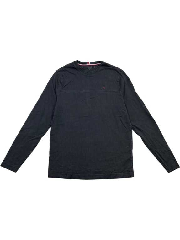Tommy Hilfiger Μαύρη Μακρυμάνικη Μπλούζα Ανδρική L