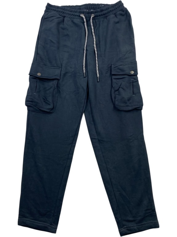 Tommy Hilfiger Μπλε Σκούρο Cargo Παντελόνι Φόρμας Organic Cotton Blend Ανδρικό L