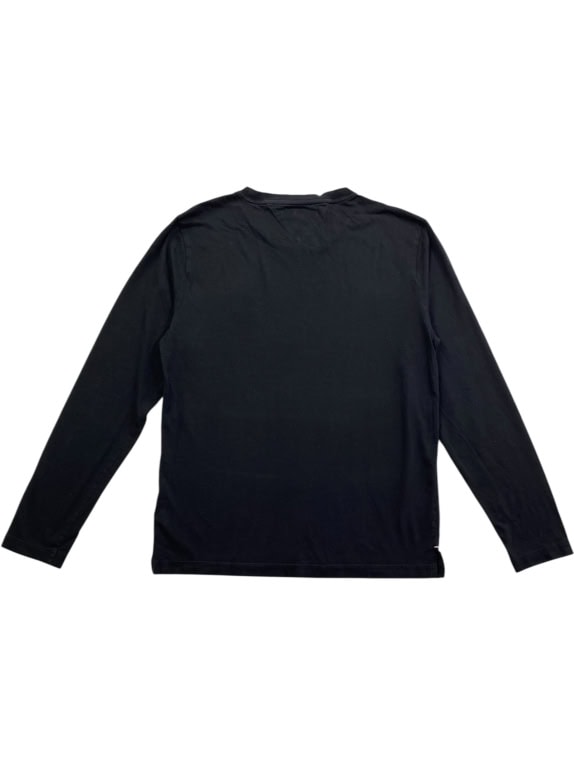 TOMMY HILFIGER ΜΠΛΟΥΖΑ ΜΑΚΡΥΜΑΝΙΚΗ CASUAL EMBROIDERED LOGO ΜΑΥΡΟ ΑΝΔΡΙΚΟ XL