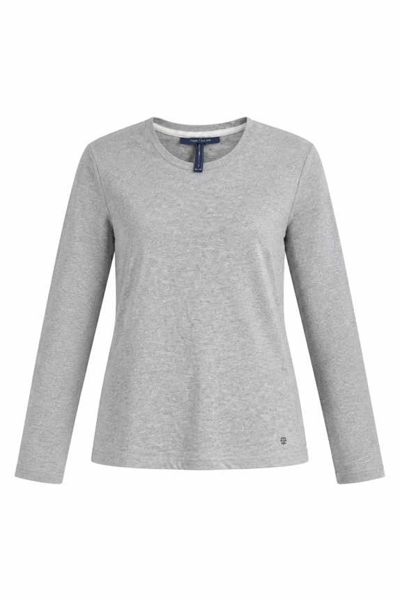 TOMMY HILFIGER MAGLIA MANICA LUNGA MINIMAL GRIGIO DONNA PRE OWNED M