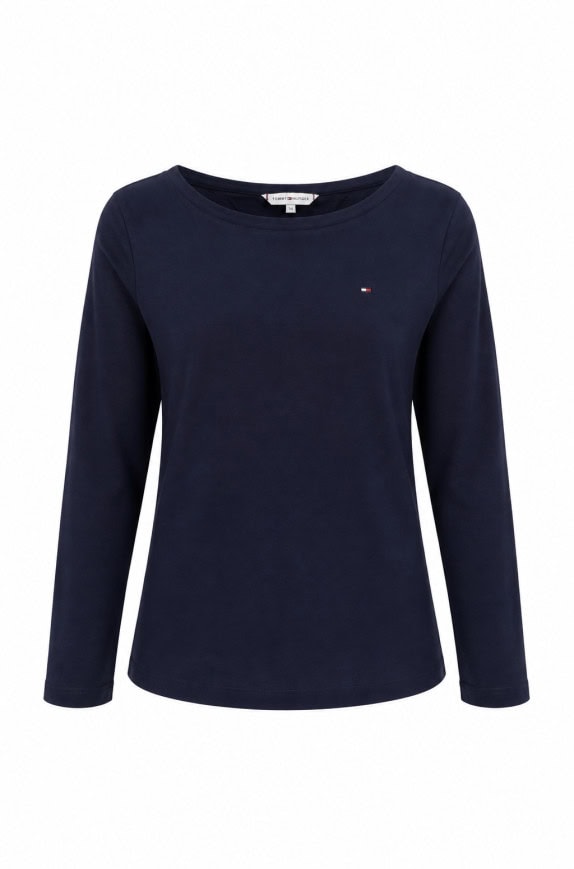 TOMMY HILFIGER ΜΠΛΟΥΖΑ ΜΑΚΡΥΜΑΝΙΚΗ MINIMAL NAVY ΓΥΝΑΙΚΕΙΟ PRE OWNED M