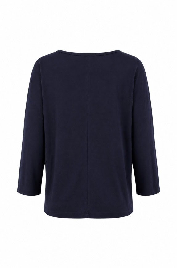 TOMMY HILFIGER ΜΠΛΟΥΖΑ ΜΑΚΡΥΜΑΝΙΚΗ MINIMAL NAVY ΓΥΝΑΙΚΕΙΟ PRE OWNED M