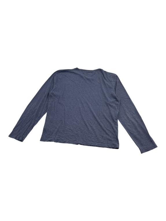 TOMMY HILFIGER Μπλούζα Μακρυμάνικη Vintage Με Λογότυπο Μπλε Μελανζέ Ανδρική XL