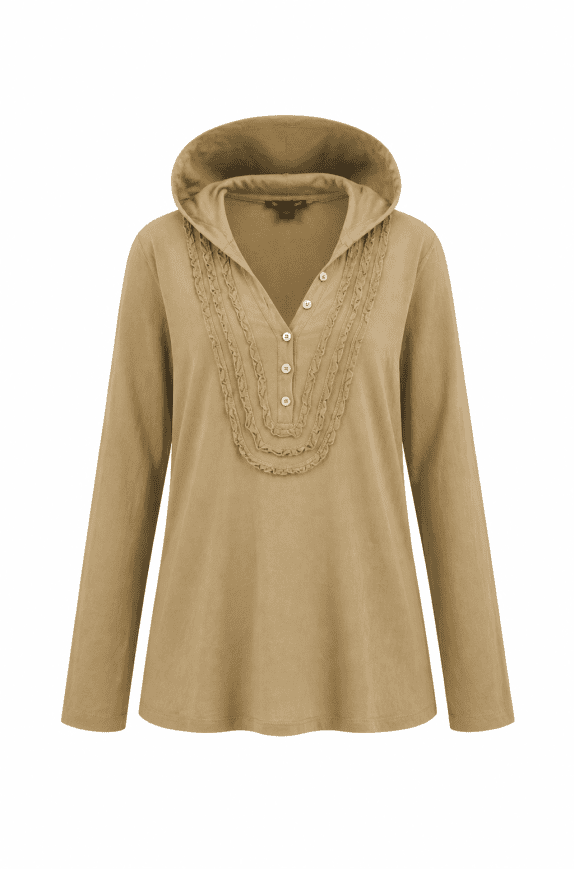 TOMMY HILFIGER ΜΠΛΟΥΖΑ ΜΕ ΚΟΥΚΟΥΛΑ MINIMAL BEIGE ΓΥΝΑΙΚΕΙΟ PRE OWNED M