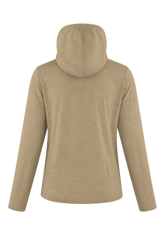 TOMMY HILFIGER ΜΠΛΟΥΖΑ ΜΕ ΚΟΥΚΟΥΛΑ MINIMAL BEIGE ΓΥΝΑΙΚΕΙΟ PRE OWNED M