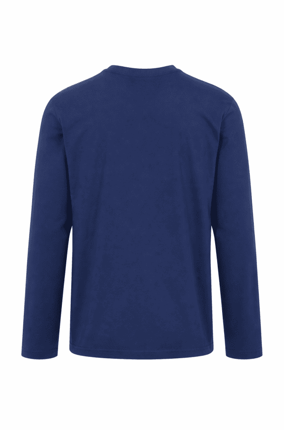 TOMMY HILFIGER LONG SLEEVE GRAPHIC BLUE MEN PRE OWNED XS