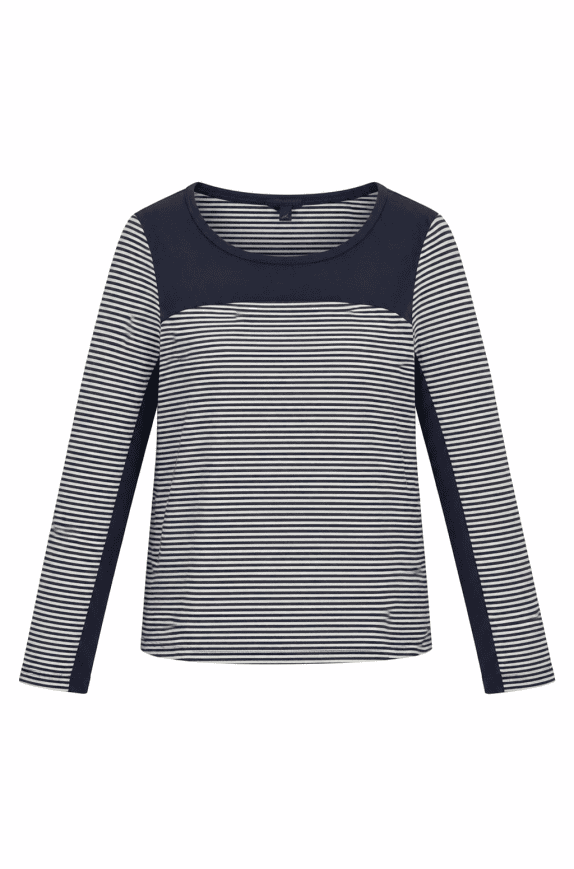 TOMMY HILFIGER ΜΠΛΟΥΖΑ ΜΕ ΡΙΓΕΣ NAVY ΓΥΝΑΙΚΕΙΟ PRE OWNED L