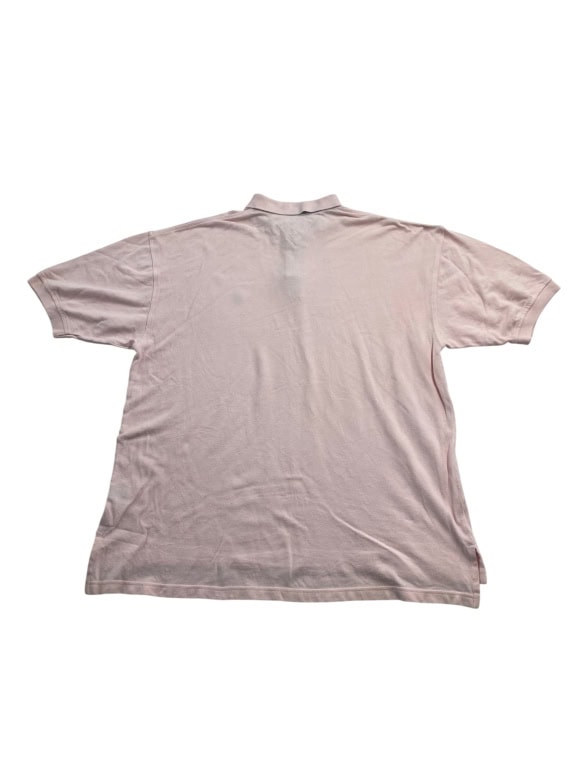 Tommy Hilfiger Μπλούζα Polo Casual Crest Logo Ροζ Ανδρική XL