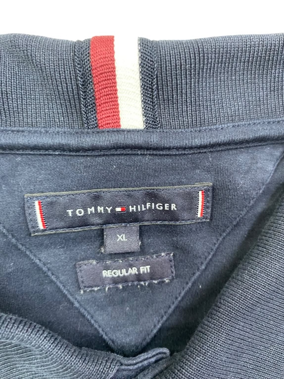 TOMMY HILFIGER POLO CASUAL CON LOGO RICAMATO BLU UOMO XL