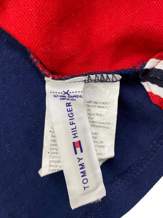 TOMMY HILFIGER ΜΠΛΟΥΖΑ POLO COLORBLOCK ΜΕ ΚΕΝΤΗΜΕΝΟ ΛΟΓΟΤΥΠΟ ΜΠΛΕ/ΛΕΥΚΟ/ΚΟΚΚΙΝΟ ΑΝΔΡΙΚΟ MEDIUM