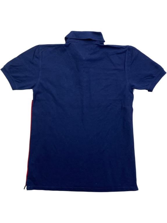 TOMMY HILFIGER ΜΠΛΟΥΖΑ POLO COLORBLOCK ΜΕ ΚΕΝΤΗΜΕΝΟ ΛΟΓΟΤΥΠΟ ΜΠΛΕ/ΛΕΥΚΟ/ΚΟΚΚΙΝΟ ΑΝΔΡΙΚΟ MEDIUM