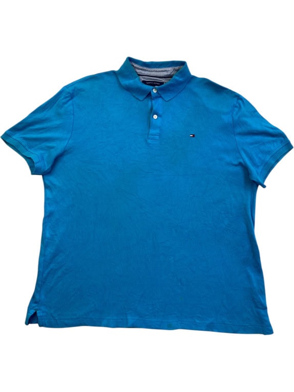 TOMMY HILFIGER POLO CLASSICA TURCHESE UOMO PRE OWNED L