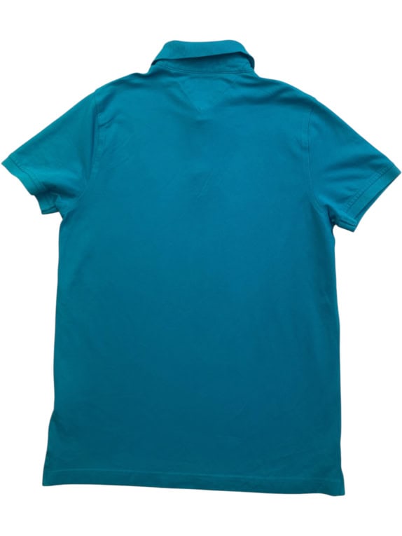 TOMMY HILFIGER ΜΠΛΟΥΖΑ POLO LOGO TURQUOISE UNISEX M