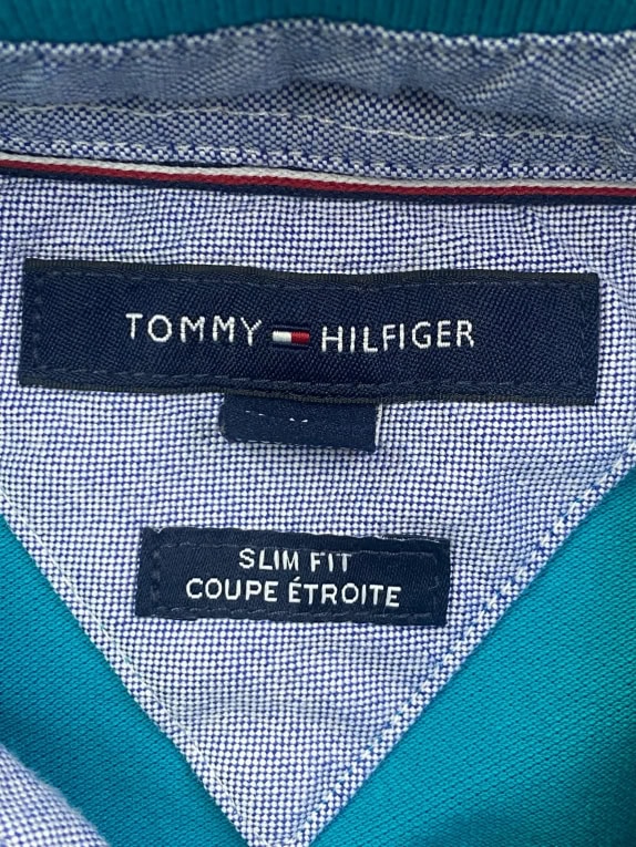 TOMMY HILFIGER ΜΠΛΟΥΖΑ POLO LOGO TURQUOISE UNISEX M