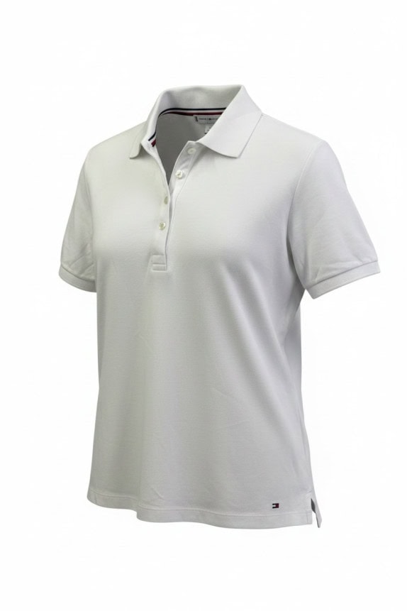 TOMMY HILFIGER ΜΠΛΟΥΖΑ ΠΟΛΟ MINIMAL ΛΕΥΚΟ ΑΝΤΡΙΚΟ PRE OWNED M