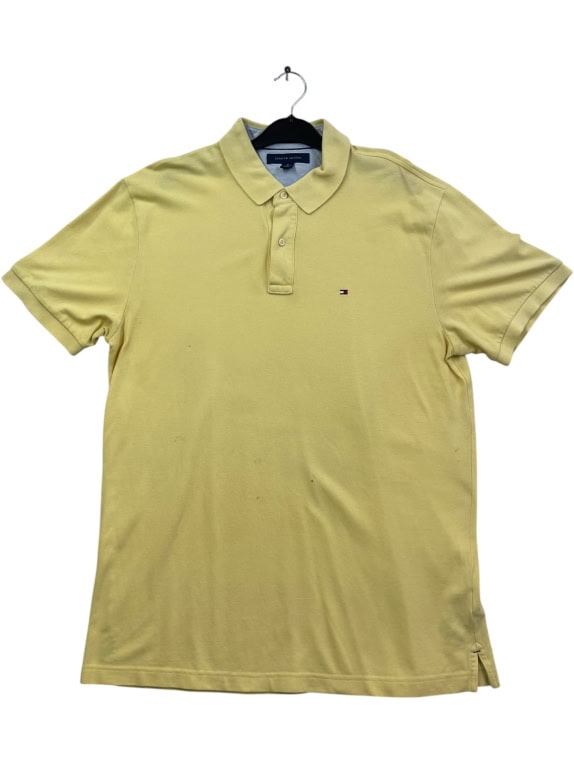 TOMMY HILFIGER ΜΠΛΟΥΖΑ POLO VINTAGE ΚΙΤΡΙΝΟ ΑΝΤΡΙΚΟ XL pre-owned
