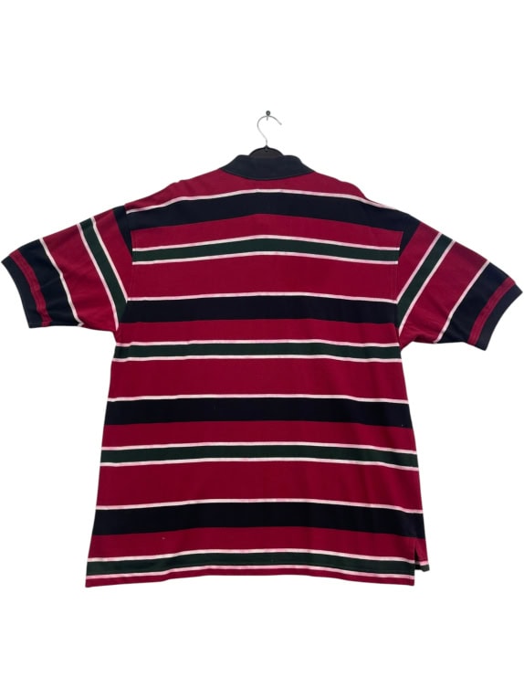 TOMMY HILFIGER POLO SHIRT VINTAGE MULTICOLOR MEN XXL pre-owned