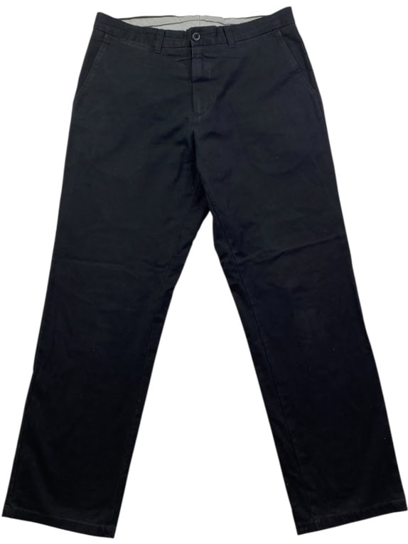 TOMMY HILFIGER Παντελόνι Chino Logo Μαύρο Ανδρικό W33 L30