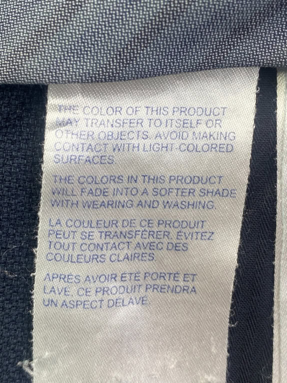 TOMMY HILFIGER PANTALONI CHINO MINIMAL NAVY UOMO PRE OWNED XL