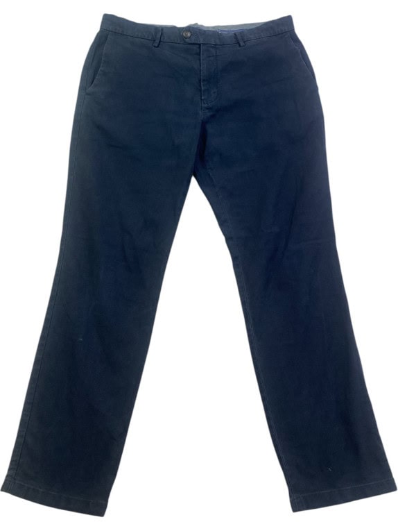 TOMMY HILFIGER PANTALONI CHINO MINIMAL NAVY UOMO PRE OWNED XL